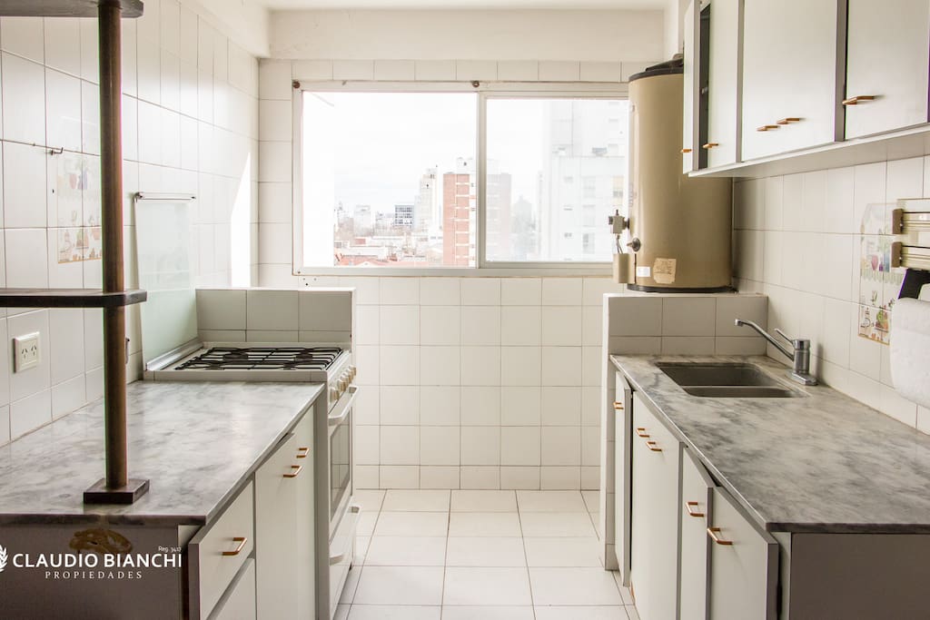 Aireada cocina.