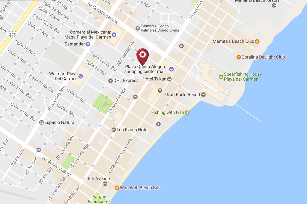 Really close to the downtown