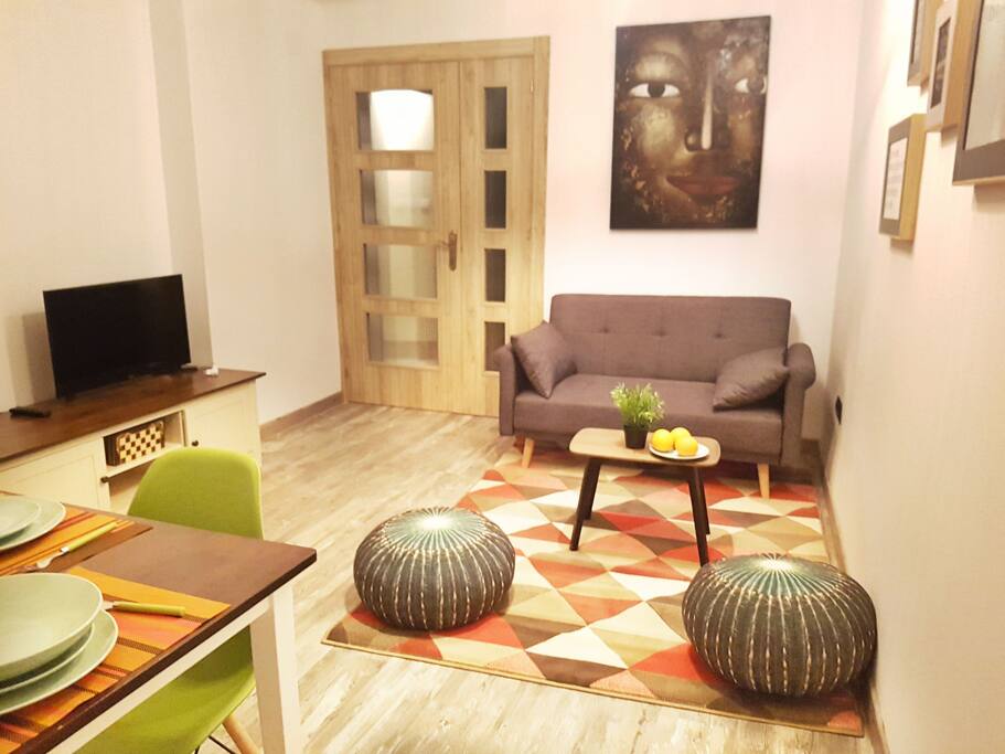 Living and dining room