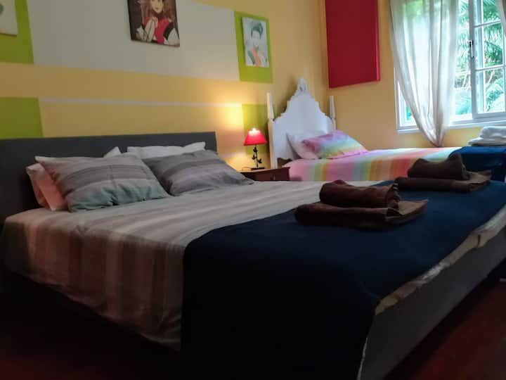 Quarto 3 - triplo - vista jardim
