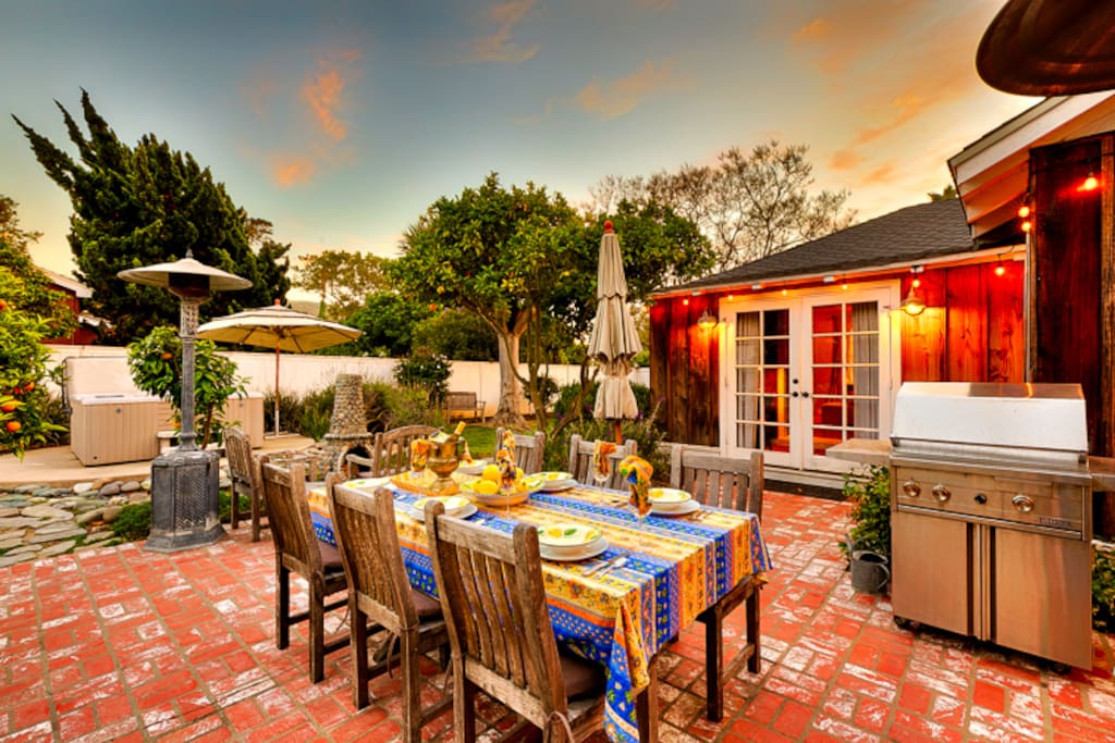 Secluded backyard haven for al fresco dining and enjoying our wonderful climate too!