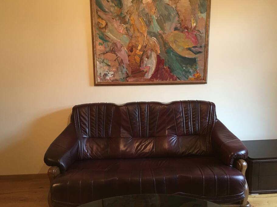 Big couch that converts into a bed (2 people can fit)