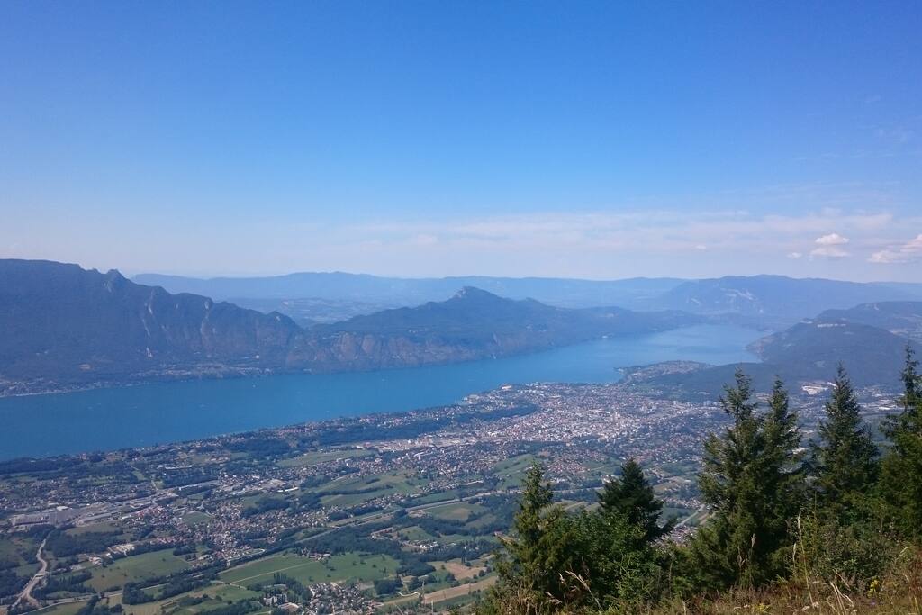 Vue depuis le belvédère de l'Orionde (Le Revard)