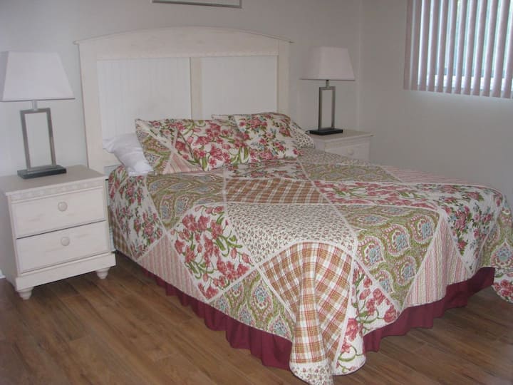 Bedroom 1 with double bed