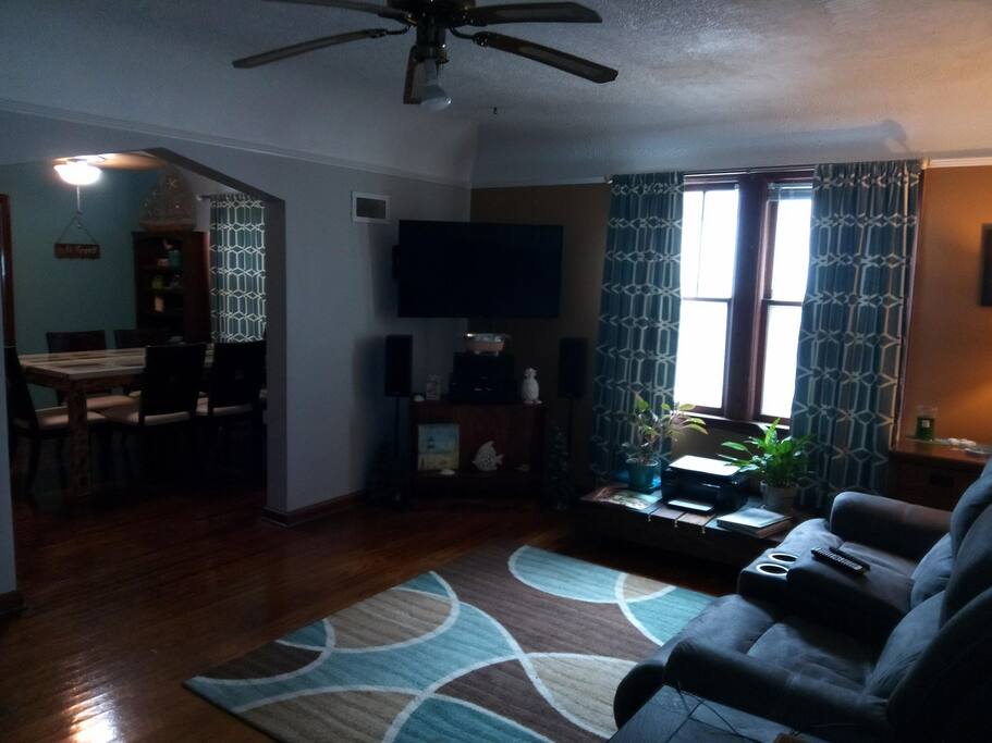Living Room into Dining Room