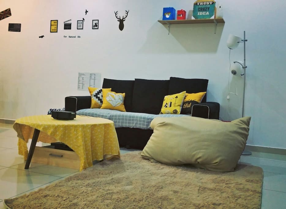 Comfy Sofa with beanbag