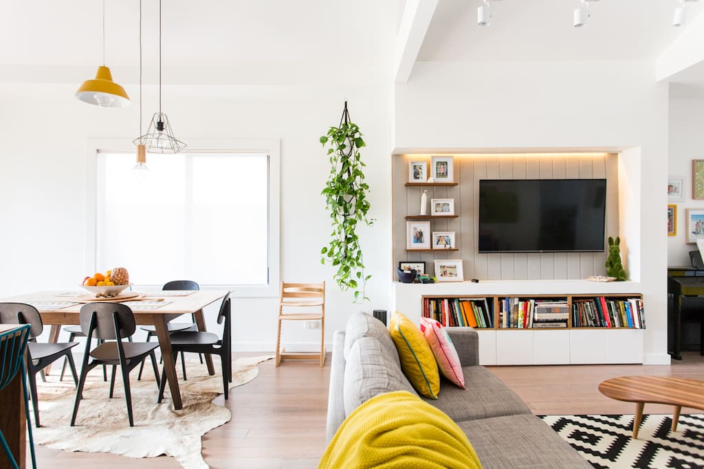 Our living/dining area