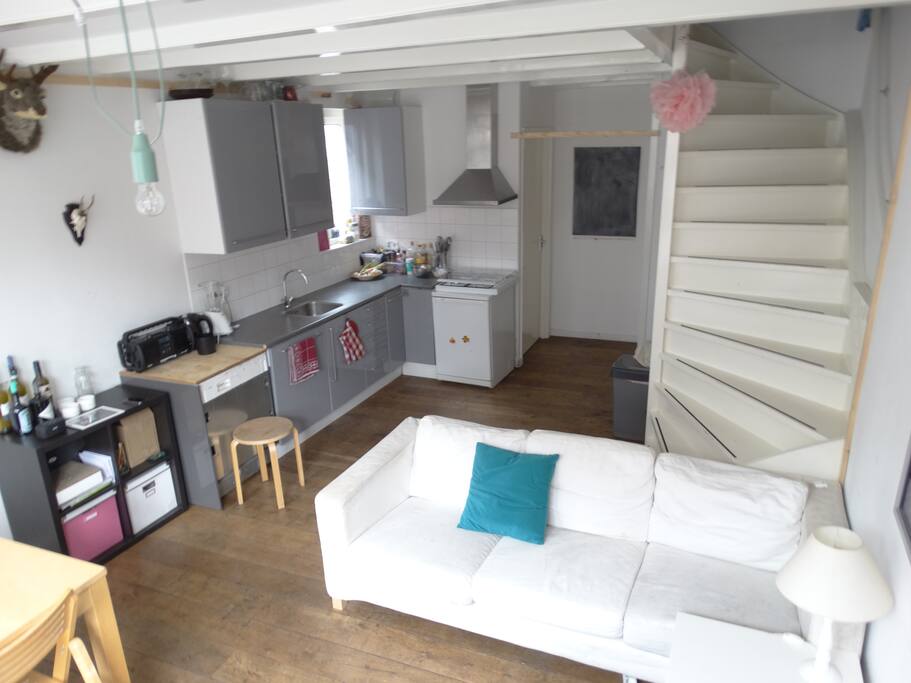 Living Room and Kitchen