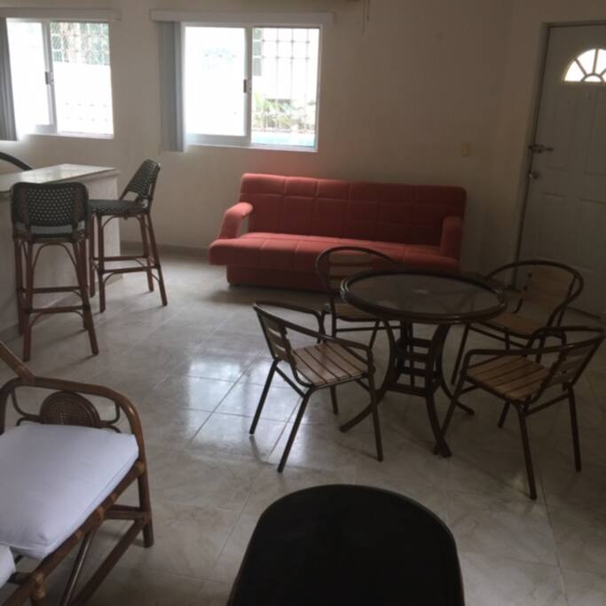 Sala comedor común.