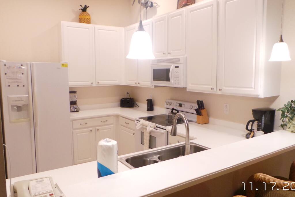 Fully Stocked Kitchen