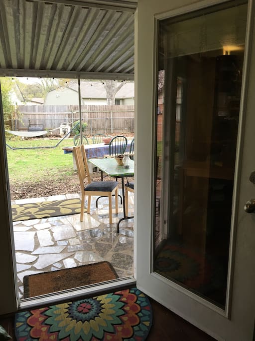 Door to the outdoors