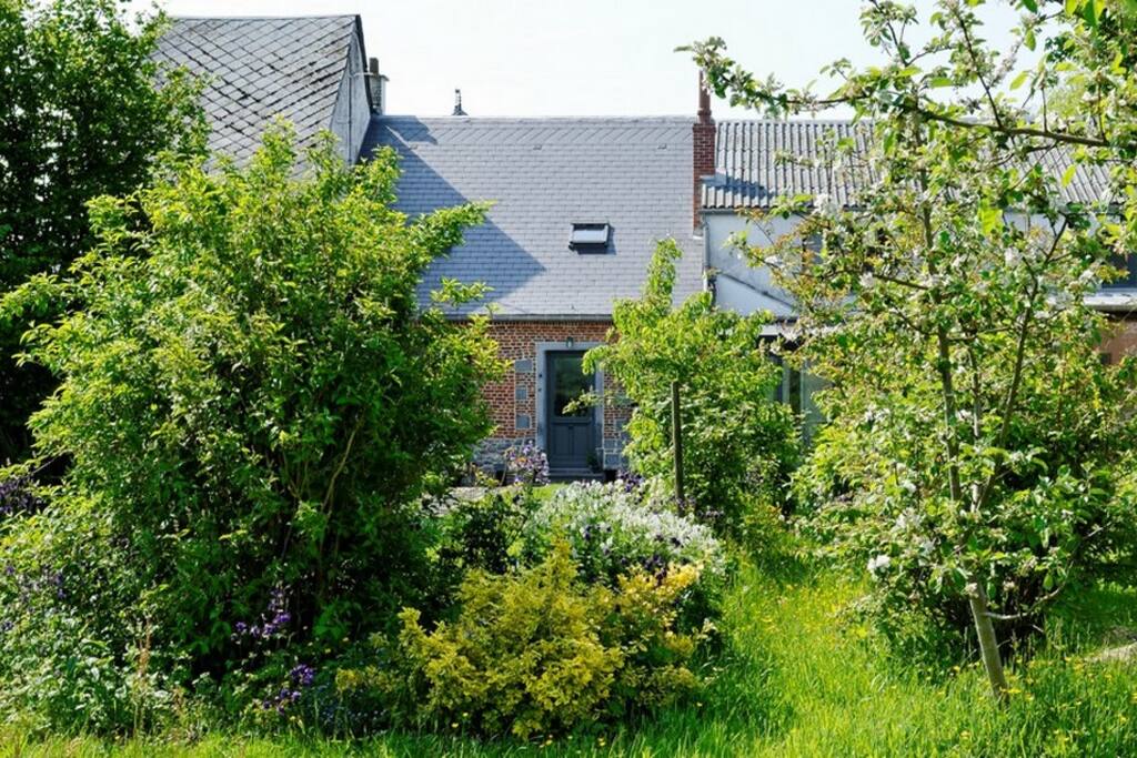 vue du fond du jardin