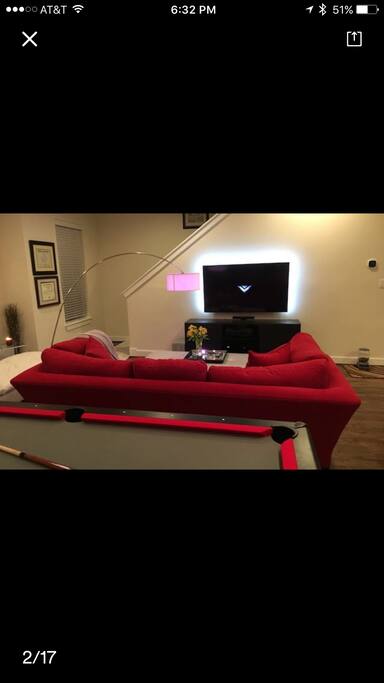TV downstairs that you're welcome to use.
