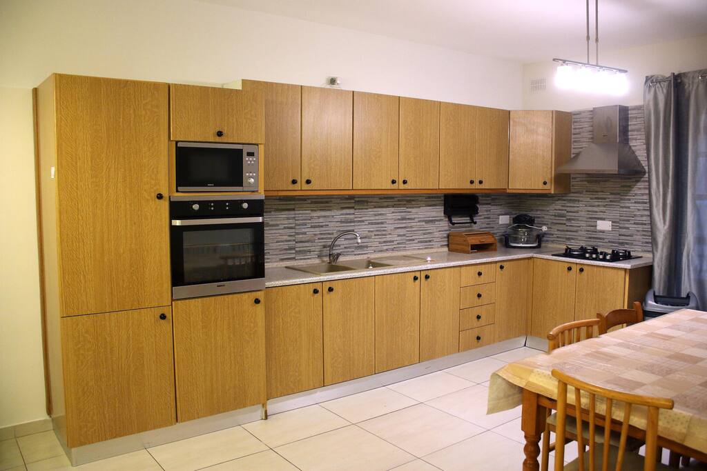 Open Plan Kitchen and Balcony