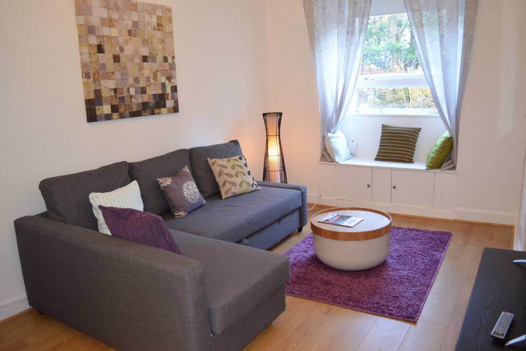 Living Room with Sofa Bed