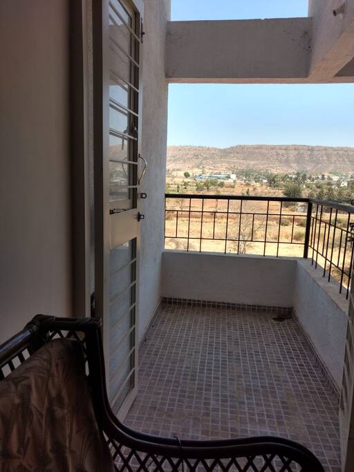 Balcony with Sahyadri Ranges in view.