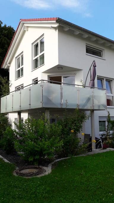 vom Garten aus
