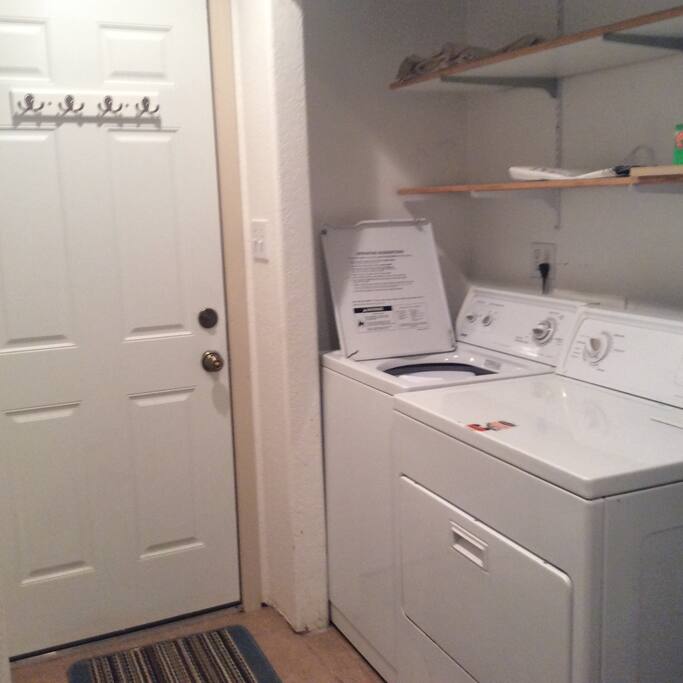 Washer and dryer available