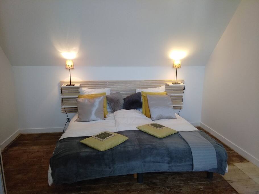 Chambre avec lits jumeaux - décomposés en 2 lits 1 pers ou 1 lit