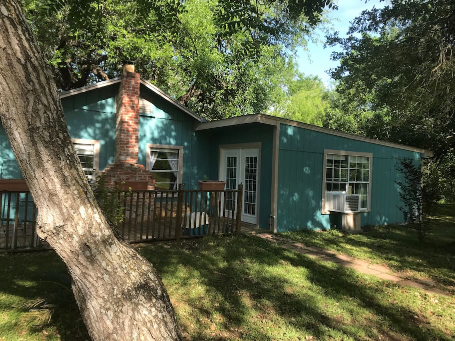 The front of the cabin