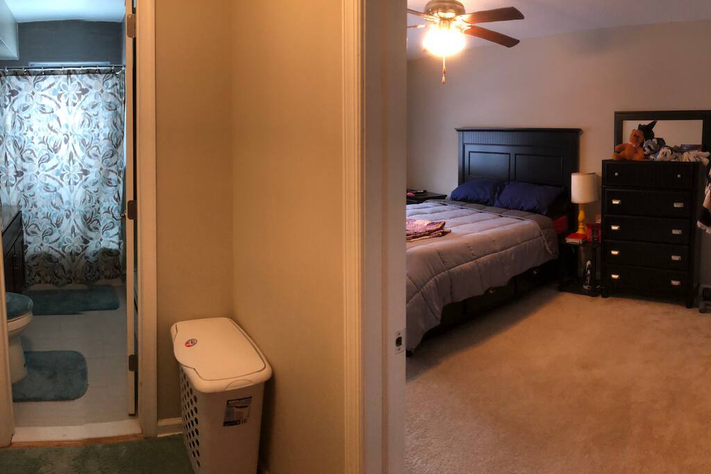 Bathroom and Bedroom panaroma