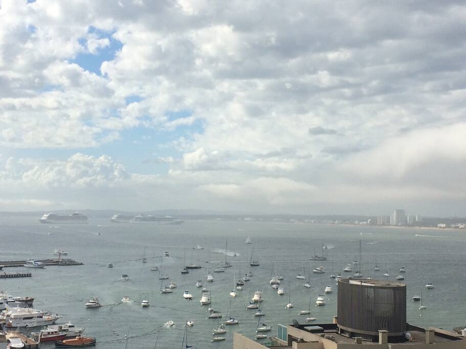 Vista desde el balcón
