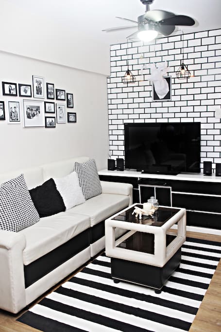 -Common living area.