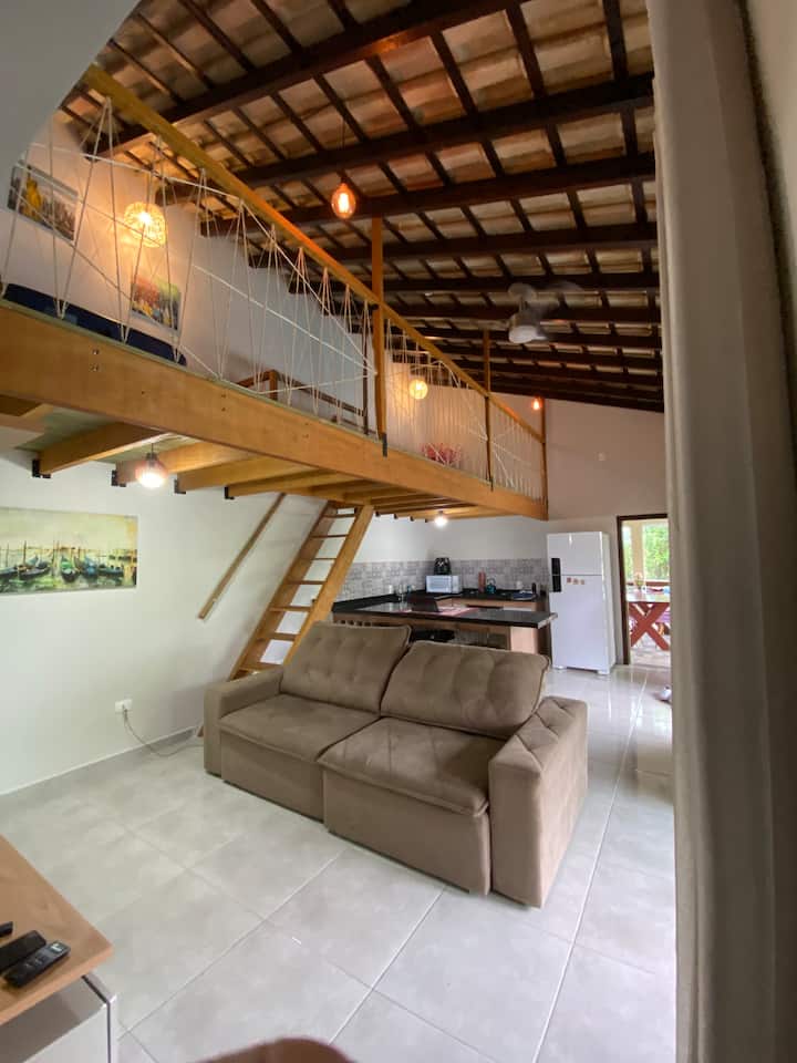 居間からの眺め。