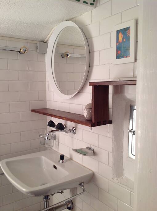 bathroom in the attic