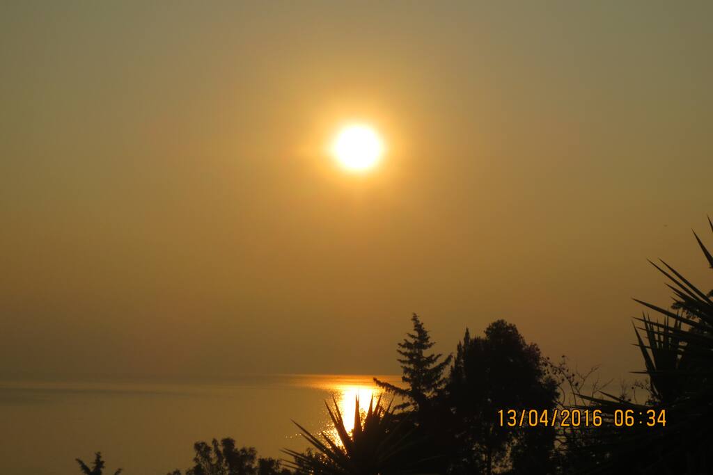 EVERY MORNING DIFFERENT SUNRISE VIEW.