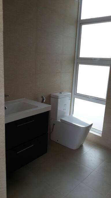 WC and wash basin