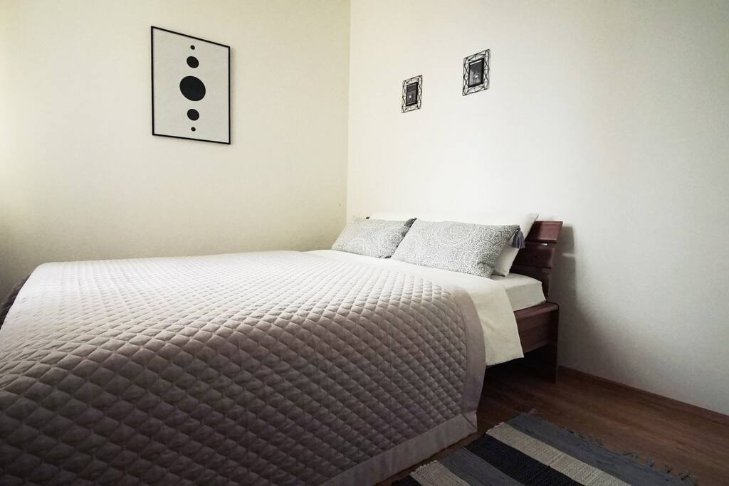 Comfortable bed for two