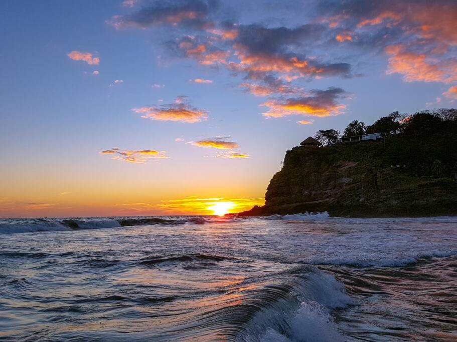 Atardecer en la playa