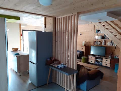 Successful Airbnb property: ****Beautiful duplex ground floor chalet 4 to 6 people (105 m2)☺ in Haute Savoie