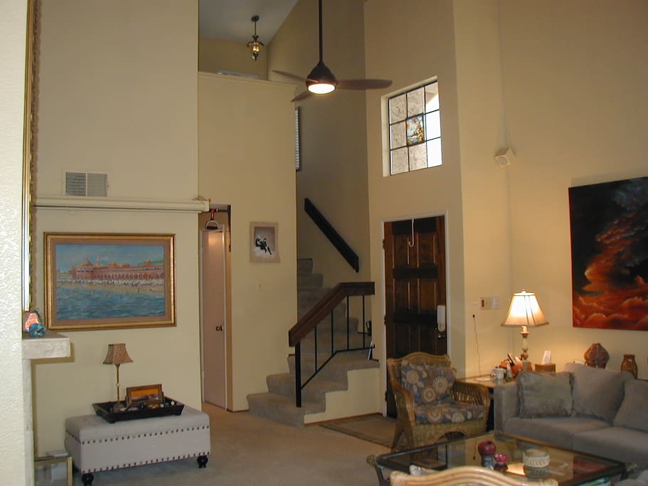 Stairs to bedrooms