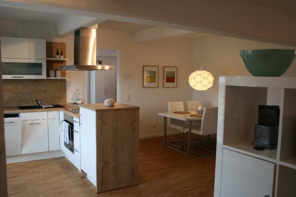Lüneburg, Ferienwohnung Loft im Speicher, Küche