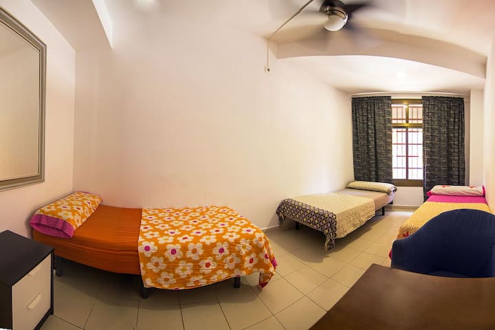 Triple Room with shared bathroom