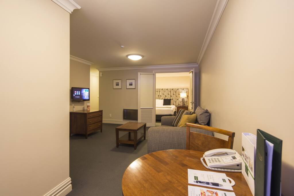 Seperate bedroom and a lounge to relax in