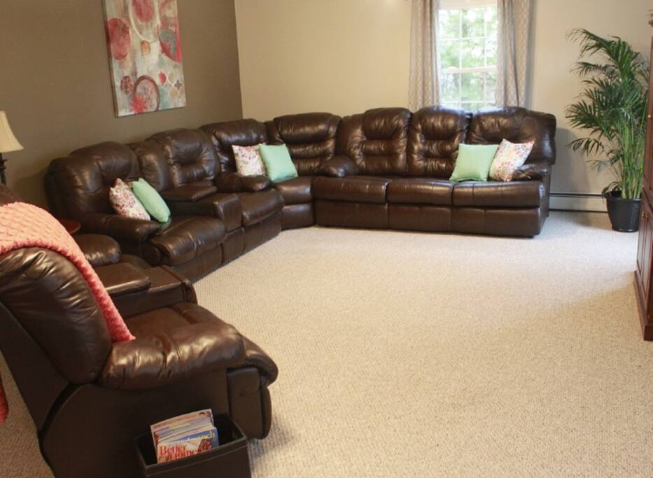 Living room with sleeper sofa