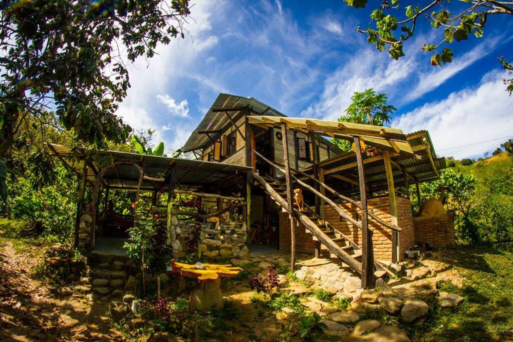 The Eco Lodge entrance