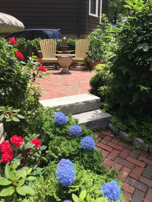 Front garden sitting terrace