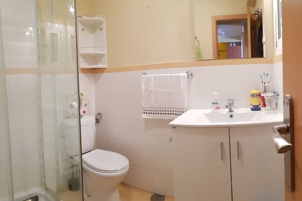 baño compartido