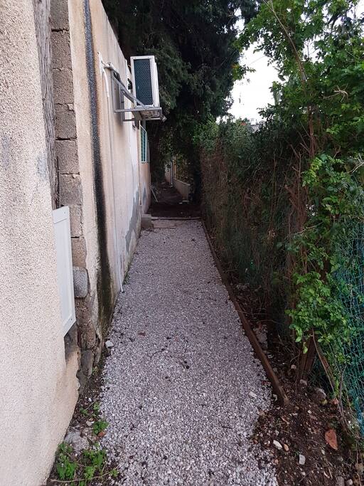the garden entrance