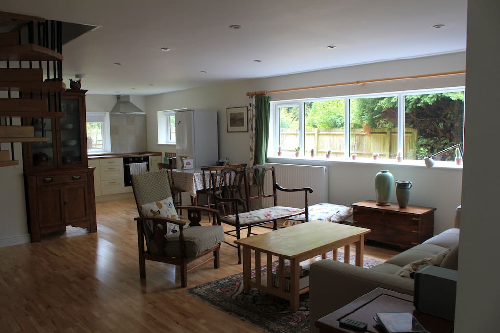 Lounge, kitchen and dining areas - all in one
