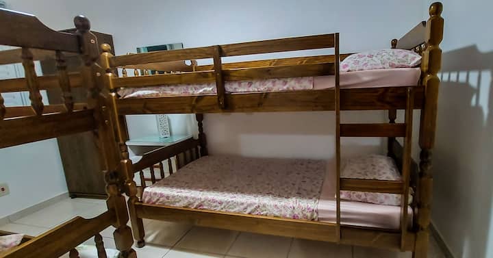 ห้องที่มีเตียงสองชั้น 2 เตียง 