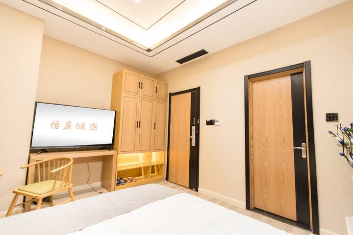 怡庭城宿1505 北欧ins轻奢全智能大床房 海景房 邻火车站 栈桥 商业街 劈柴院 天主大教堂 Apartamento Con Servicios Incluidos En Alquiler
