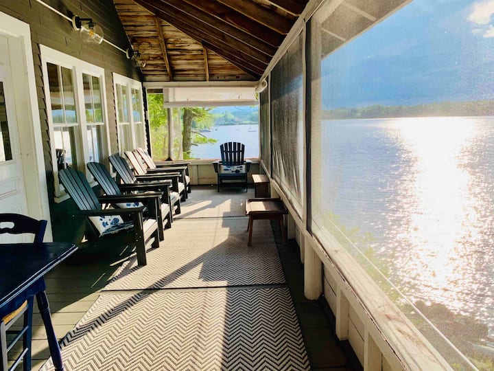 Orono, Maine Lakeside Cottage Stunning & Private! Cottages for Rent