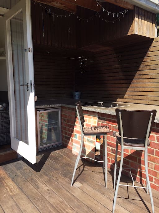 Built in bbq