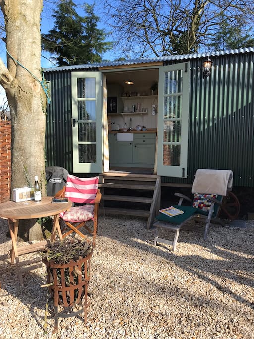 Your private area outside hut