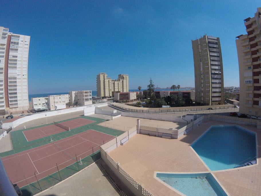 Vistas del balcón.
